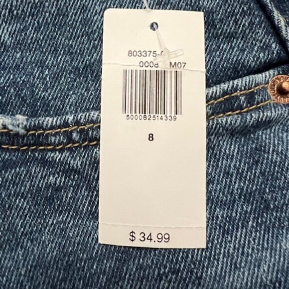 Old Navy Higher High-Rise Denim Jean Skirt Secret-Smooth Pockets - Picture 5 of 7
